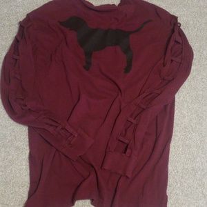 EUC VS PINK long sleeve tshirt. Size small.